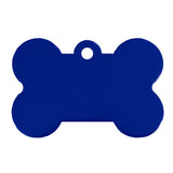 Aluminium Pet Tag Bone