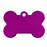 Aluminium Pet Tag Bone