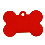 Aluminium Pet Tag Bone