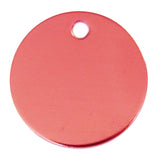 Aluminium Pet Tag Round Disc