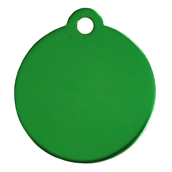 Aluminium Pet Tag Disc with Hole Mount