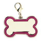 NEW for 2025 Enamelled Metal Pet Tag Bone 46mm x 30mm